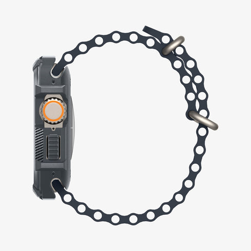 ACS05456 - Apple Watch Series (Apple Watch (49mm)) in matte black showing the front